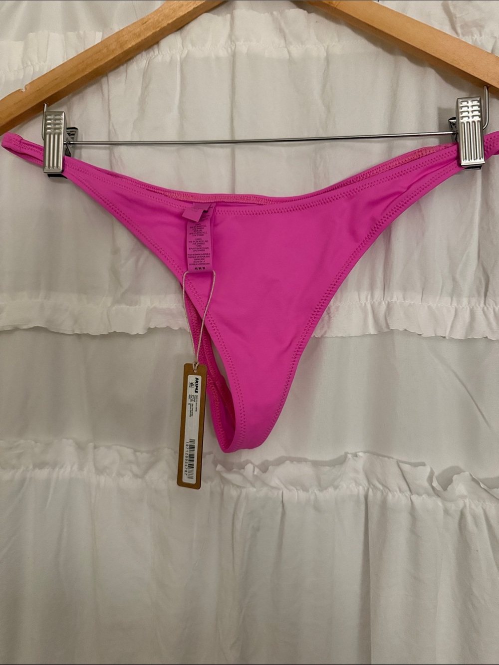 SKIMS Hot Pink Bikini Bottom - Minimal Cheeky Cut